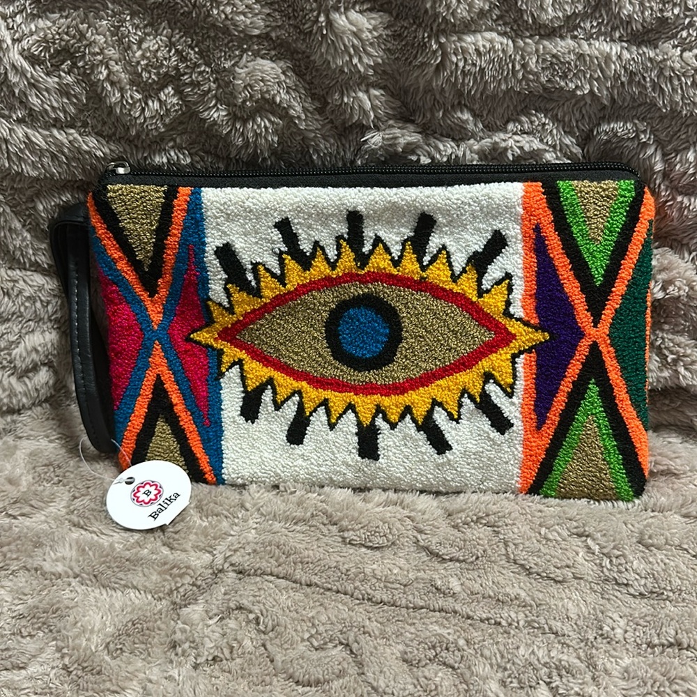 🆕Wayuu evil eye clutch!! Made in Colombia 🇨🇴